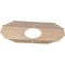 Ekena Millwork Chrysler Wood Fretwork Pierced Ceiling Medallion, Alder, 22"W x 11"H x 5 3/4"ID x 1/4"T CMWP22X11X0250CSAL - alternate 3